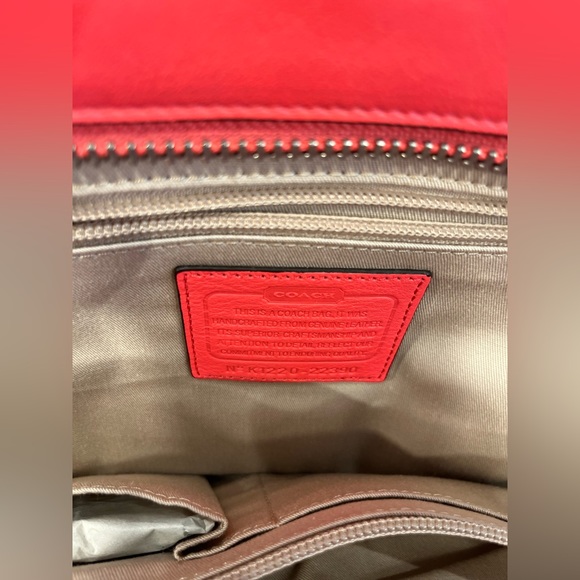 EUC, Coach, Legacy Leather, Perforated, Medium Watermelon Bag, Model 22390 💕 - Picture 9 of 14